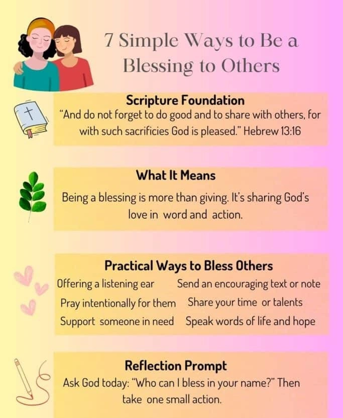 Ways to Share Your Blessings