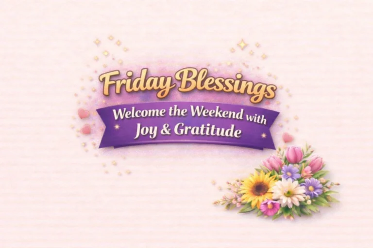 Friday Blessings
