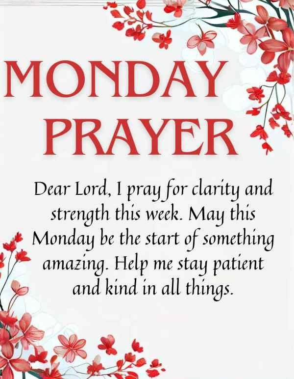 Monday Prayers for Friends