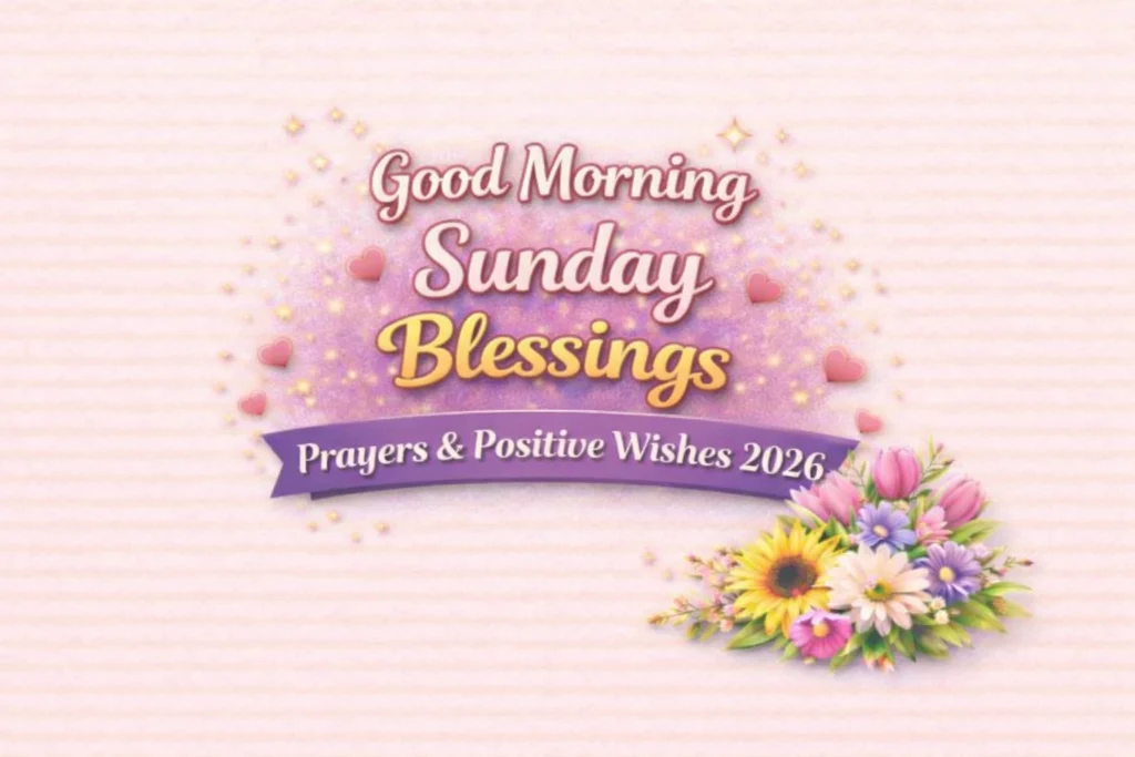 Good Morning Sunday Blessings