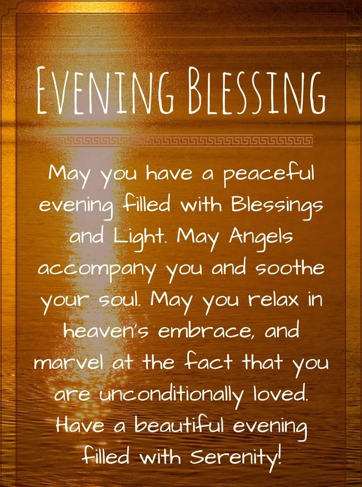Evening Blessings and Prayers