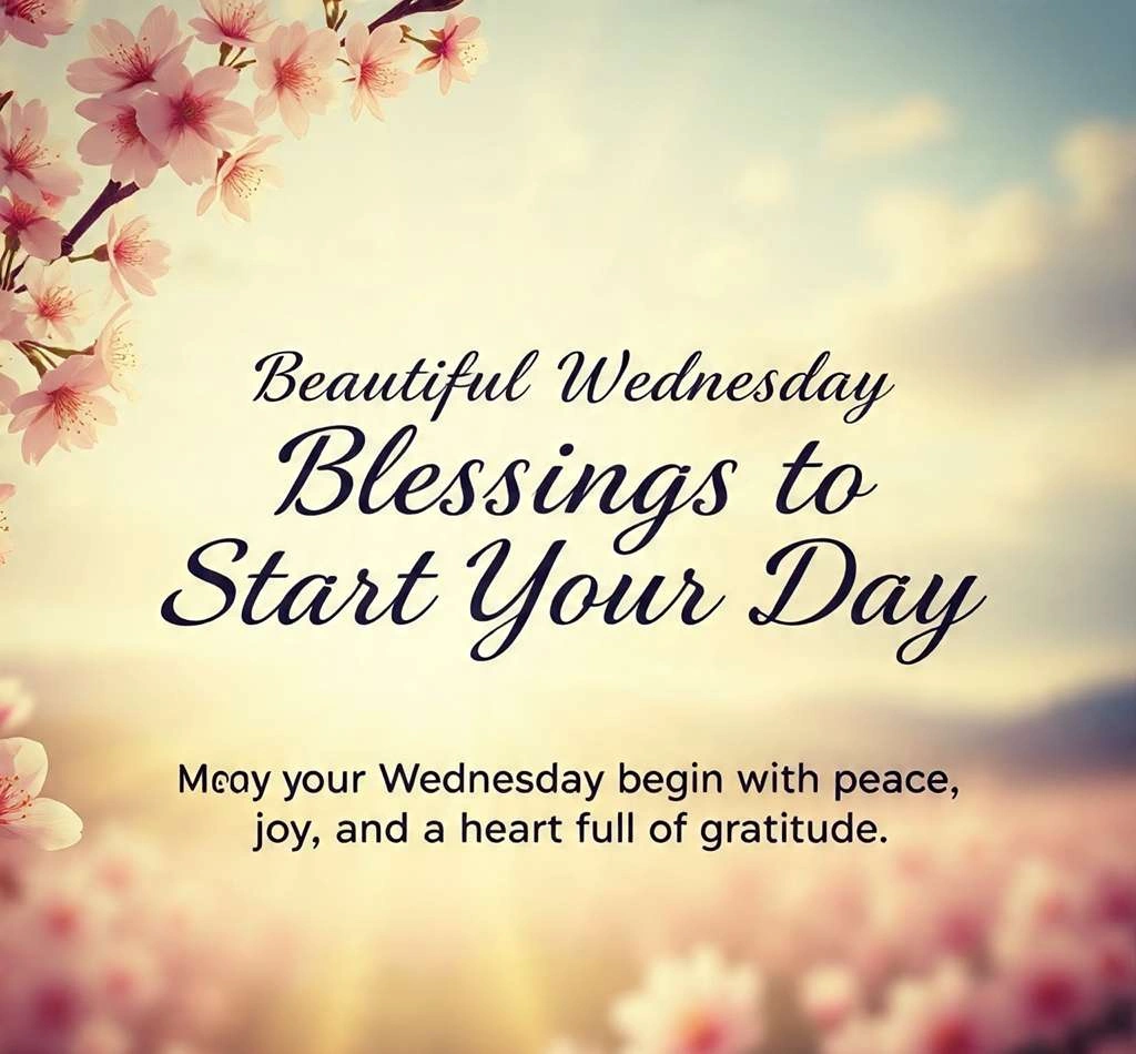 Encouraging Wednesday Blessings: Finding Peace Amidst the Busy Week