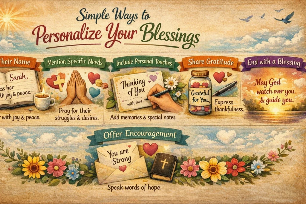 Simple Ways to Personalize Your Blessings