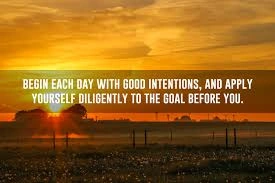 Start with Positive Intentions