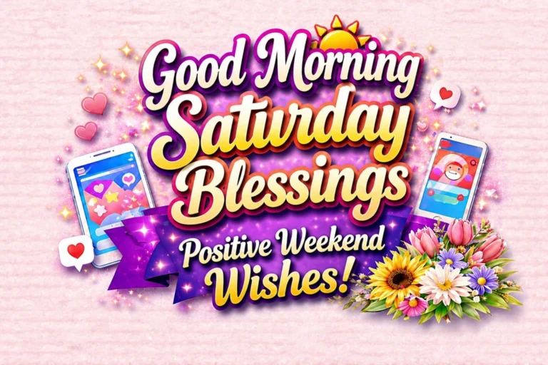 Good Morning Saturday Blessings