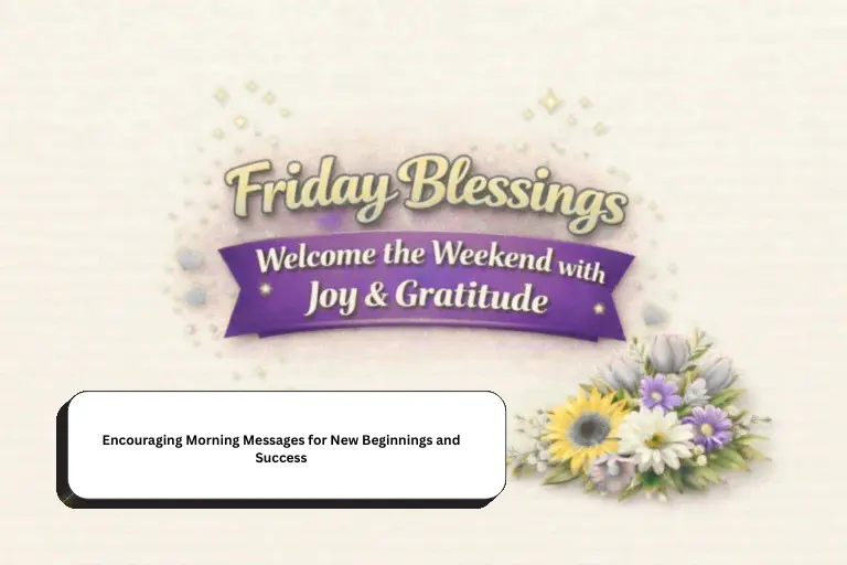 Encouraging Morning Messages for New Beginnings and Success