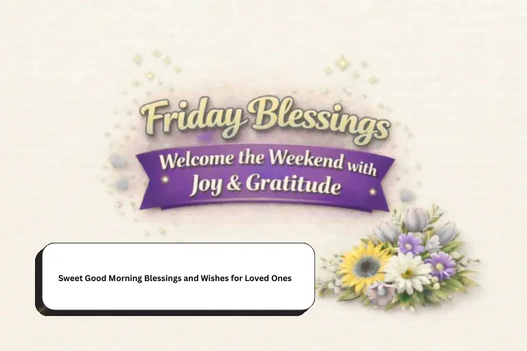 Sweet Good Morning Blessings and Wishes for Loved Ones